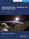 International Journal of Astrobiology雜志封面